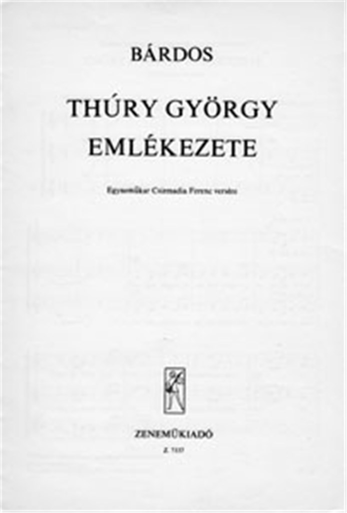 Thury György emlékezete
